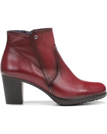 Woman Mid boots DORKING BOTAS EN PIEL BURDEOS CASUAL SUGAR-NOBUK PICOTA-OPERA