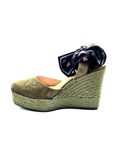 Sandalias de Mujer GAIMO YUTE CUNA CON LAZO V0003 - ANTE CACTUS-ANT