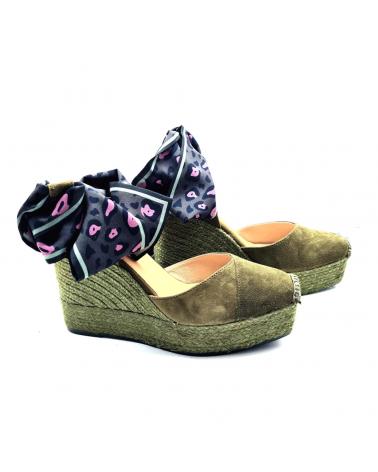 Sandalias de Mujer GAIMO YUTE CUNA CON LAZO V0003 - ANTE CACTUS-ANT