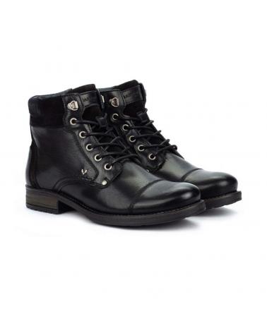 Botines de Hombre MARTINELLI BOTAS EN PIEL NEGRO CASUAL BLACK