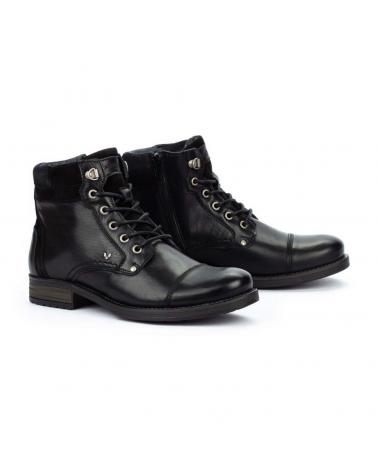 Botines de Hombre MARTINELLI BOTAS EN PIEL NEGRO CASUAL BLACK
