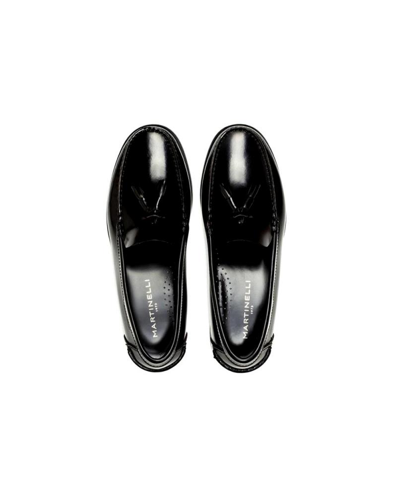 Mocasines De Hombre MARTINELLI CASTELLANOS CON BORLA BLACK