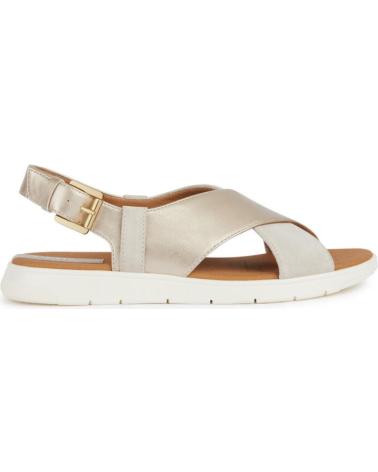 Sandálias de Mulher GEOX SANDALIA CRUZADA MUJER DE C2L5V LT GOLD- LT SA