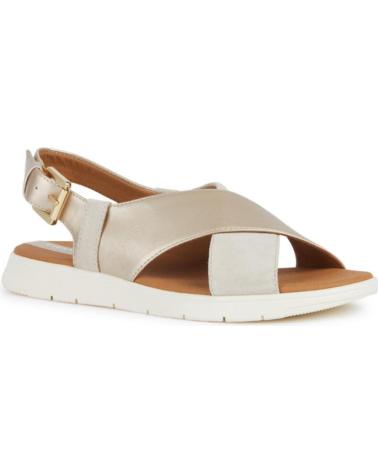 Sandálias de Mulher GEOX SANDALIA CRUZADA MUJER DE C2L5V LT GOLD- LT SA