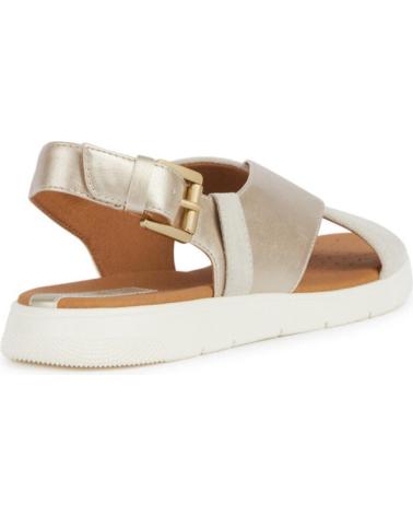 Sandálias de Mulher GEOX SANDALIA CRUZADA MUJER DE C2L5V LT GOLD- LT SA