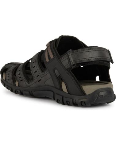 Sandalias de Hombre GEOX  U4524C 000ME U S STRADA C9999 BLACK C9999 BLACK