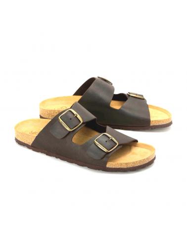 Sandales YOKONO  pour Homme SANDALIAS CASUAL PIEL MARRON  SPRINTER MARRON