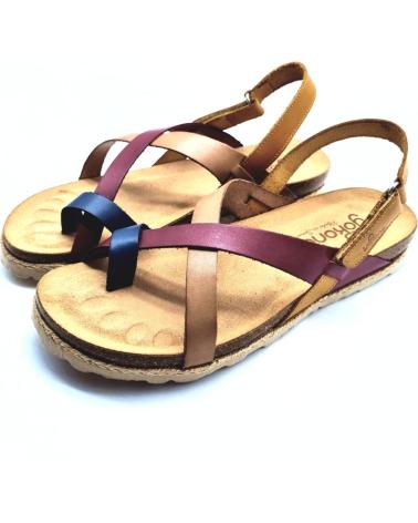 Sandali per Donna YOKONO SANDALIA PLANA CASUAL VAQUETILLA MULTI SABIA