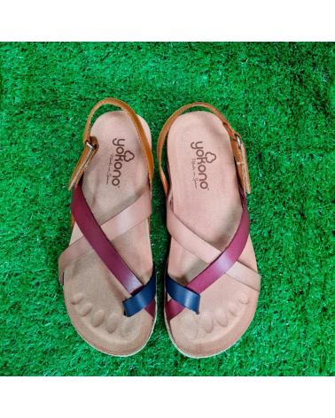 Sandali per Donna YOKONO SANDALIA PLANA CASUAL VAQUETILLA MULTI SABIA