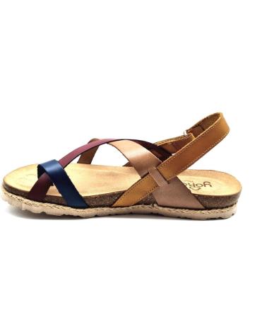 Sandali per Donna YOKONO SANDALIA PLANA CASUAL VAQUETILLA MULTI SABIA