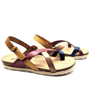 Sandali per Donna YOKONO SANDALIA PLANA CASUAL VAQUETILLA MULTI SABIA