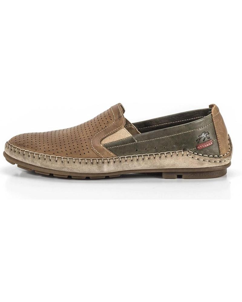 Sapatos FLUCHOS  de Homem ZAPATO CAMPING  SURF CUERO COM 2