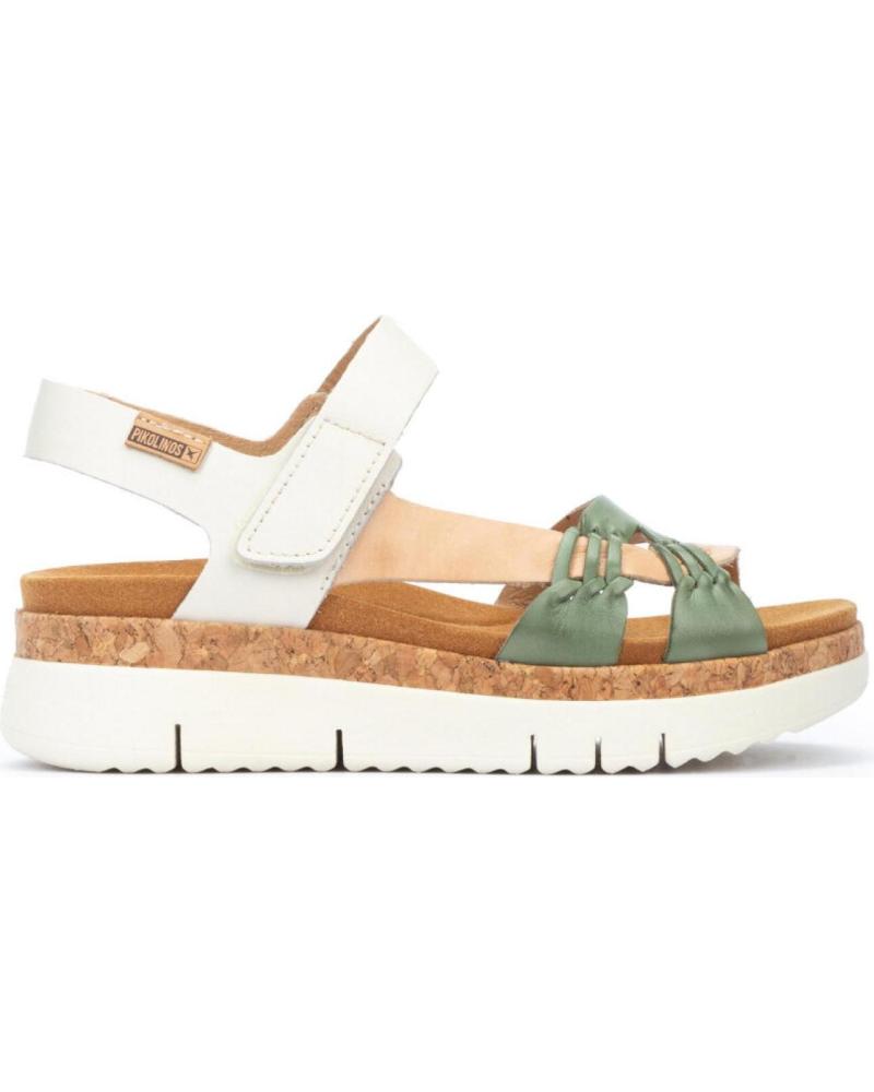 Sandales pour Femme et Fille PIKOLINOS SANDALIAS MULTICOLOR DE MUJER PALMA W4N MINT GREEN