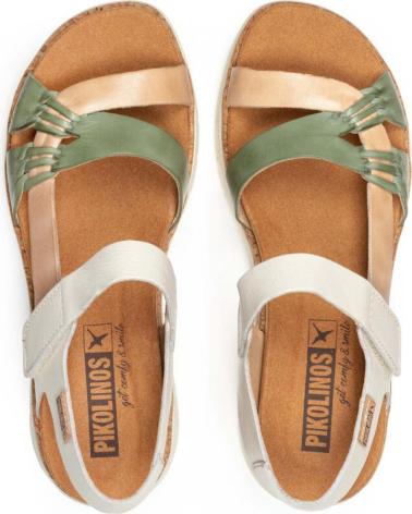Sandales pour Femme et Fille PIKOLINOS SANDALIAS MULTICOLOR DE MUJER PALMA W4N MINT GREEN