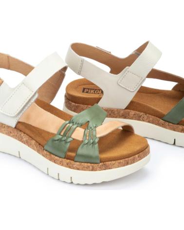 Sandales pour Femme et Fille PIKOLINOS SANDALIAS MULTICOLOR DE MUJER PALMA W4N MINT GREEN