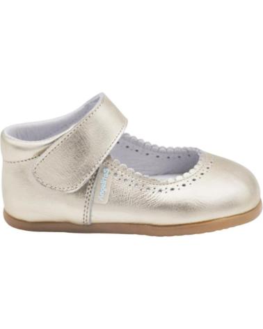 Schuhe ANGELITOS  für Mädchen PEPITO PIEL RESPETUOSO 540  PLATINO