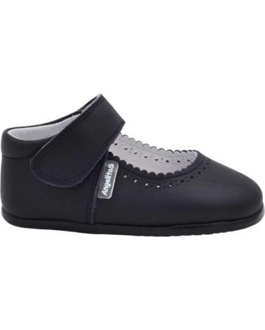 Schuhe ANGELITOS  für Mädchen PEPITO PIEL RESPETUOSO 540  MARINO
