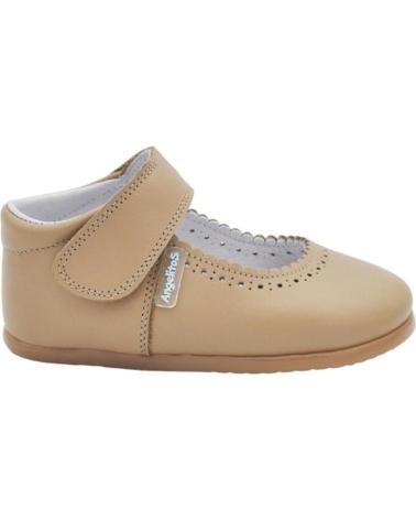 Schuhe ANGELITOS  für Mädchen PEPITO PIEL RESPETUOSO 540  CAMEL
