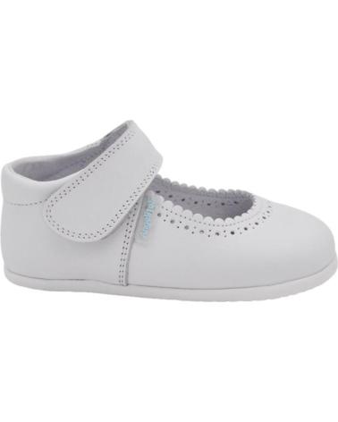 Schuhe ANGELITOS  für Mädchen PEPITO PIEL RESPETUOSO 540  BLANCO
