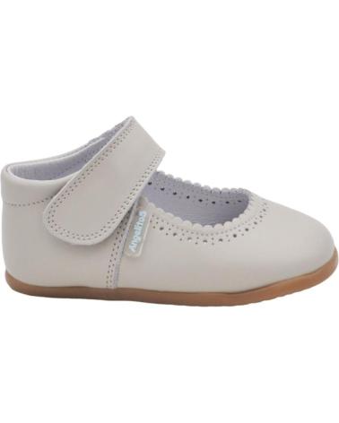 Schuhe ANGELITOS  für Mädchen PEPITO PIEL RESPETUOSO 540  BEIGE