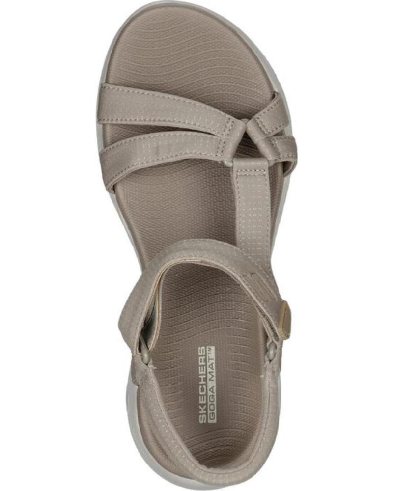 Sandals De Mujer SKECHERS SANDALIAS GO WALK FLEX SUBLIME PARDO
