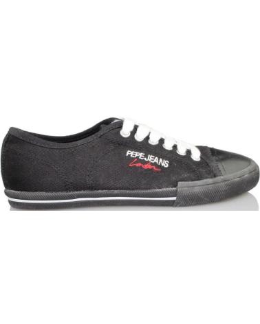 Sneaker PEPE JEANS  für Mädchen und Junge JUNIOR LOW CUT  NEGRO