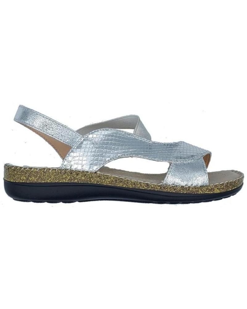 Sandales pour Femme  SANDALIA MUJER COMODA PLATA