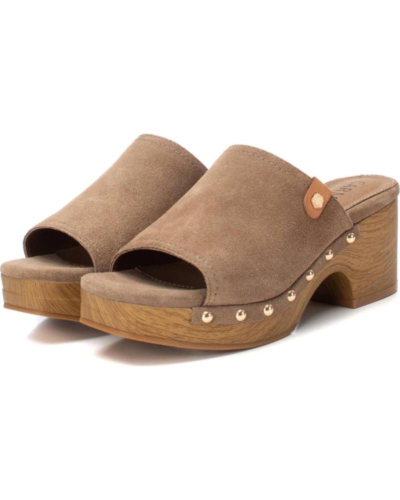Sandals-De-Mujer-CARMELA-ZUECOS-EN-COLOR-PARA-TAUPE
