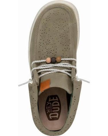 Sapatos de Mulher HEY DUDE MUJER MOCASINES WENDY PEAK FOLD BOOT SUEDE VERDE