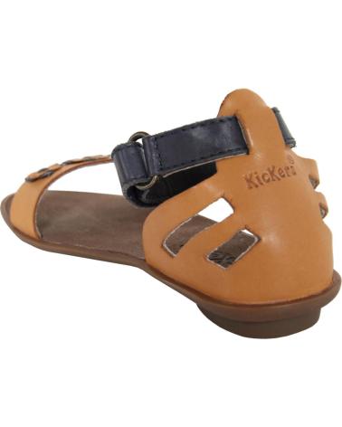 Sandalias de Niña KICKERS 414440-30 ZONZA CAMEL MARINE