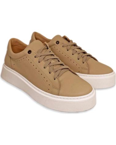 Sapatilhas de Mulher  FEDERICA LANCIONI MUJER ZAPATILLAS VITELLO BEIGE