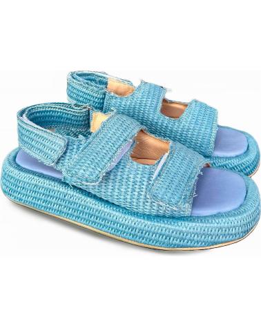 Sandálias de Mulher  FEDERICA LANCIONI MUJER SANDALIAS RAFIA 907--70 TUFFATA AZUL