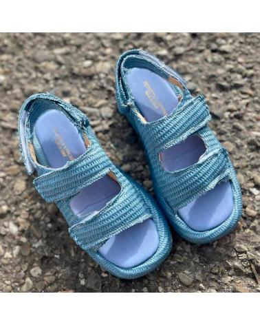 Sandálias de Mulher  FEDERICA LANCIONI MUJER SANDALIAS RAFIA 907--70 TUFFATA AZUL