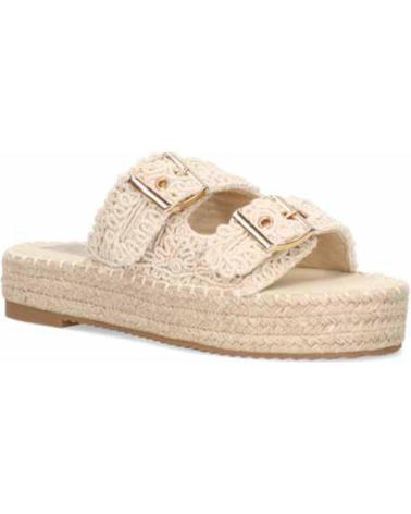 Sandalias de Mujer ETIKA SANDALIA DESTALONADA CON HEBILLAS 12412 COLOR BEIG