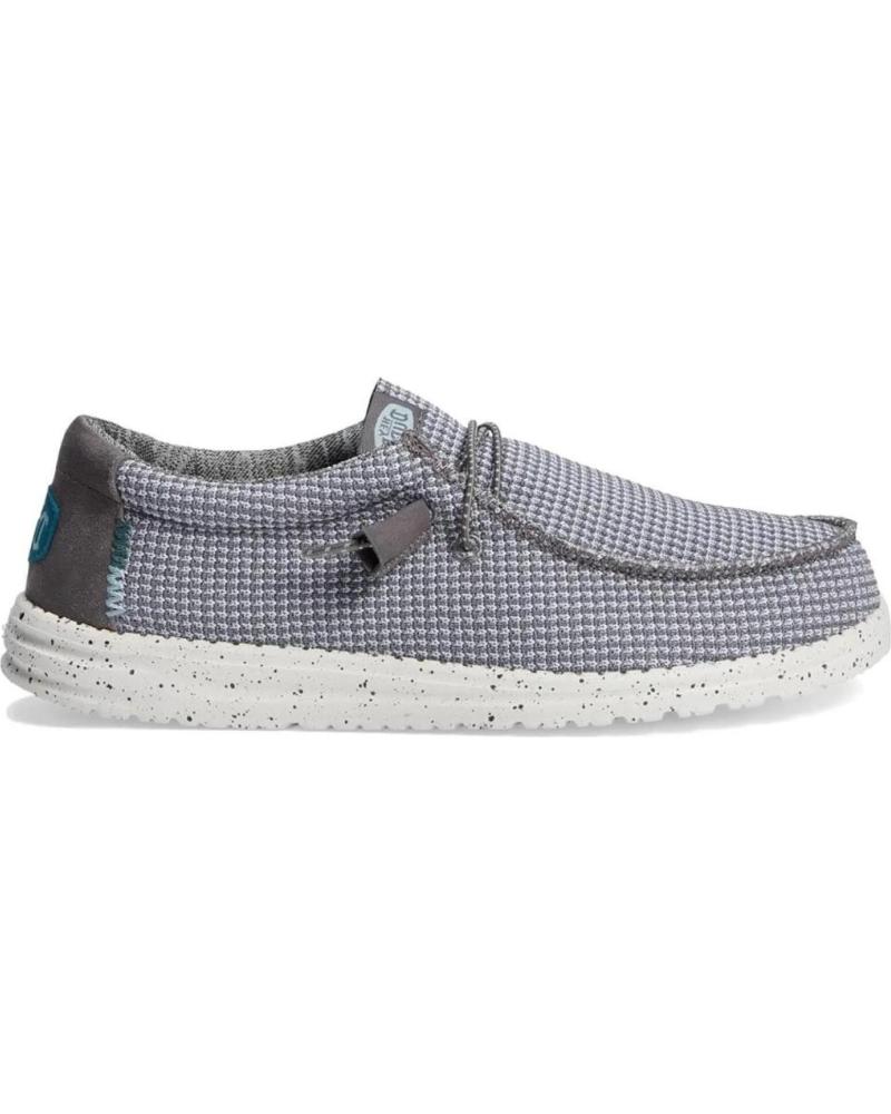 Chaussures HEY DUDE  pour Homme WALLY SPORT MESH  GRIS