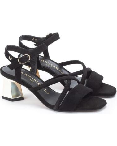 Woman Sandals MARTINELLI SANDALIA TACON CARMINE 1704 NEGRO
