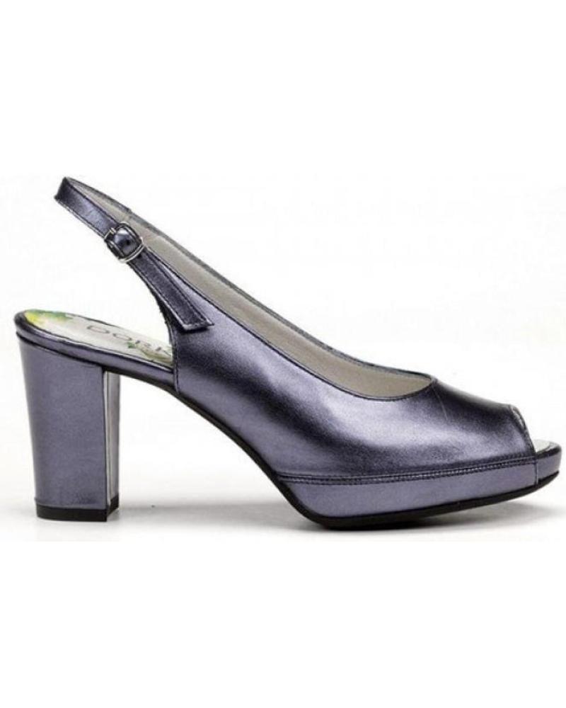 Sandalias DORKING de Mujer ZAPATOS DE TACON D6604 MUJER MARINO AZUL Sandalias DORKING de Mujer ZAPATOS DE TACON D6604 MUJER MARINO AZUL