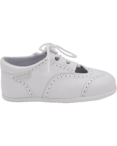 Zapatos ANGELITOS  de Niño PEPITO PIEL RESPETUOSO 543  BLANCO