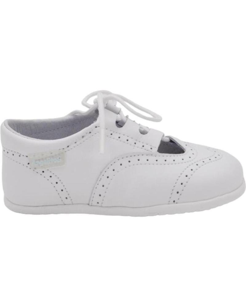 Zapatos ANGELITOS de Niño PEPITO PIEL RESPETUOSO 543 BLANCO Zapatos ANGELITOS de Niño PEPITO PIEL RESPETUOSO 543 BLANCO