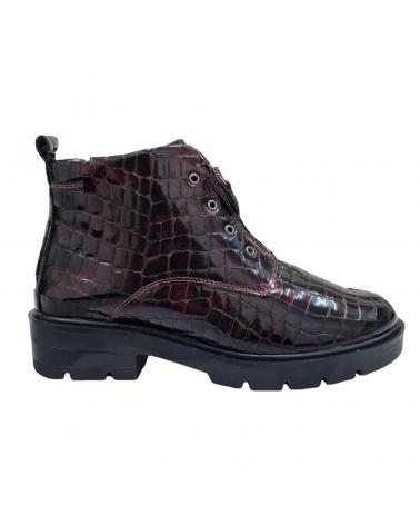 Botines 24 HORAS  de Mujer BOTAS CHAROL COCO BURDEOS  TWISTER-S VINO