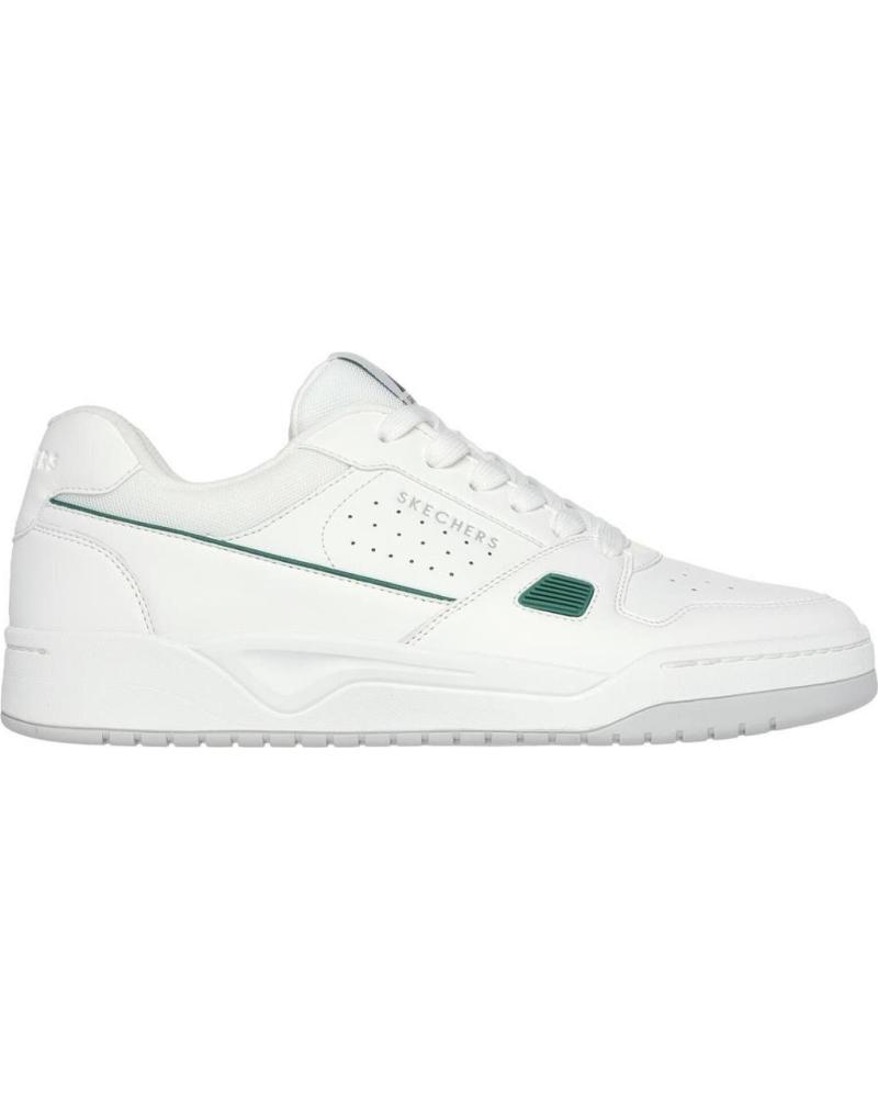 Scarpe sport SKECHERS  per Uomo KOOPA - TIEBREAK LOW  BLANCO