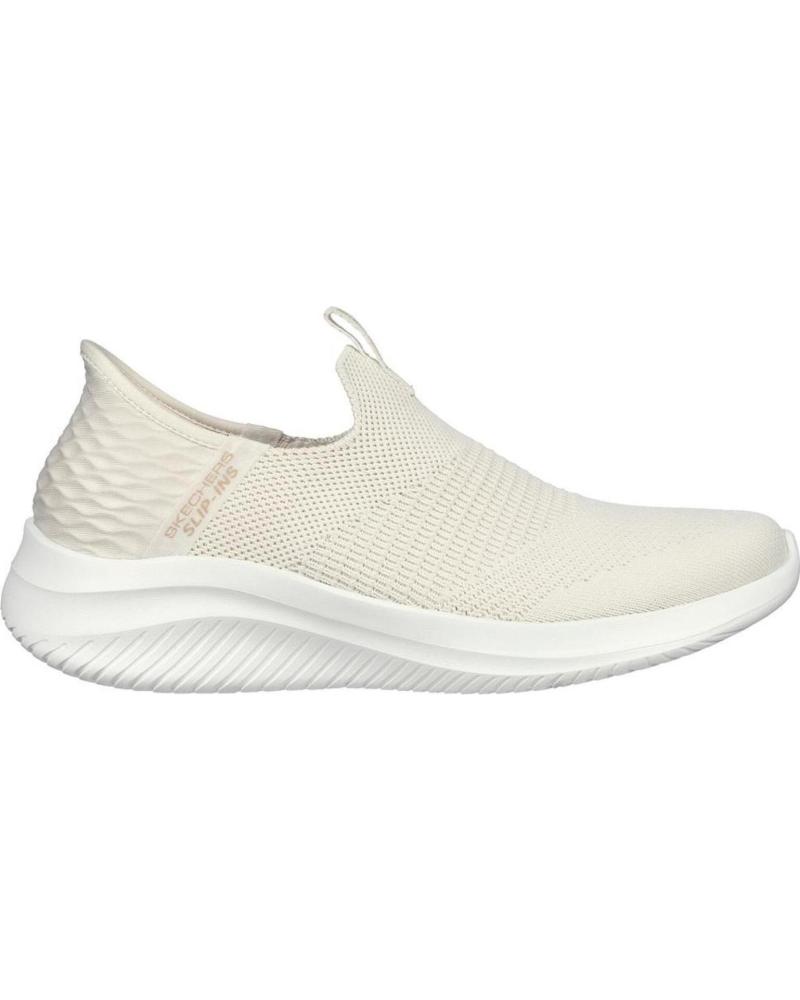 Woman Zapatillas deporte SKECHERS SLIP-INS FLEX 3 SMOO BEIG
