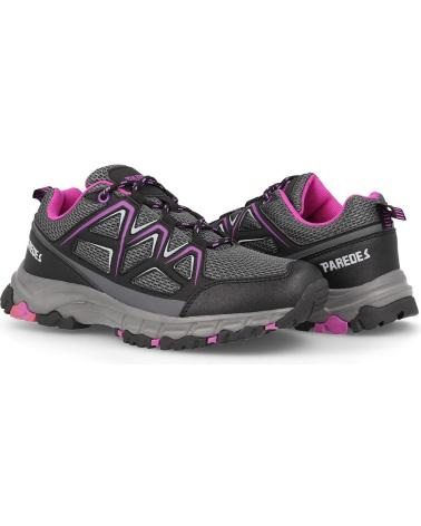 Woman Zapatillas deporte PAREDES ZAPATILLAS DE TREKKING MUJER LIGEREZA VILLAROYA  NEGRO NEGRO NEGRO