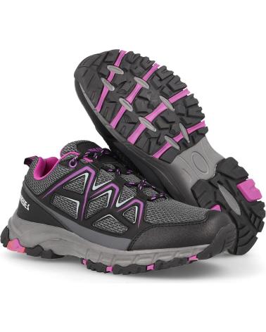 Woman Zapatillas deporte PAREDES ZAPATILLAS DE TREKKING MUJER LIGEREZA VILLAROYA  NEGRO NEGRO NEGRO