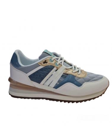 Zapatillas deporte YUMAS  de Mujer ZAPATILLAS AZUL CONFORT CASUAL  AZUL CLARO