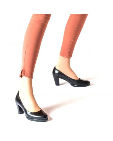 Heel Shoes De Mujer 24 HORAS SALON VESTIR PIEL NEGRO  NATURE NEGRO