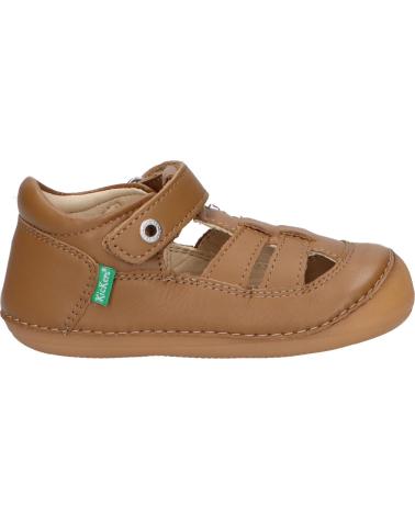 girl and boy Sandals KICKERS 611084-10 SUSHY  116 CAMEL CLAIR