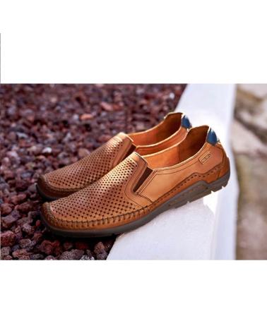 Zapatos PIKOLINOS  de Hombre ZAPATOS MOCASIN PIEL CUERO  BRANDY