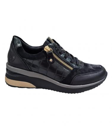 Zapatillas Deporte De Mujer REMONTE ZAPATILLA CASUAL NEGRA  02 NEGRO
