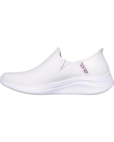 Scarpe sport per Donna SKECHERS SLIP-INS ULTRA FLEX BLANCO